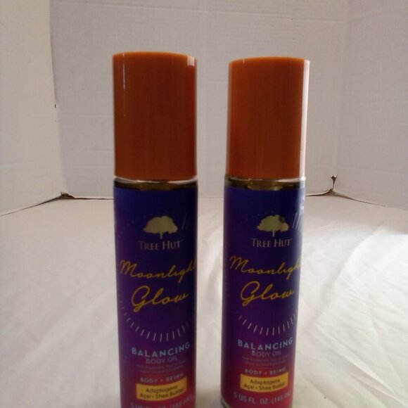Tree Hut Moonlight Glow Balancing Body Oil 5 OZ Lot of 2 - Picture 2 of 9